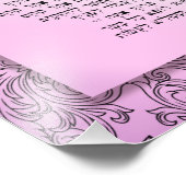 Asher Yatzar Hebrew Morning Prayer Pastel Pink Fotodruck (Ecke)