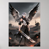 Ashes of Grace - Fallen Angel Krieger Poster (Vorne)