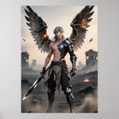 Ashes of Grace - Fallen Angel Krieger Poster (Vorne)