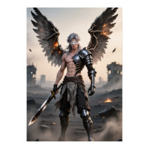 Ashes of Grace - Fallen Angel Krieger Poster