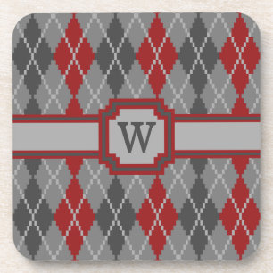 Ashes und Embers Raute Square Untersetzer