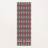 Ashes und Embers Raute Yoga Mat Yogamatte (Vorderseite)