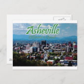 Asheville...Anders ist gut! Postkarte (Vorne/Hinten)
