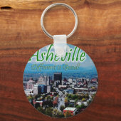 Asheville...Anders ist gut! Schlüsselanhänger (Vorderseite)