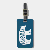 Asheville Bear Gepäckanhänger (Vorderseite vertikal)