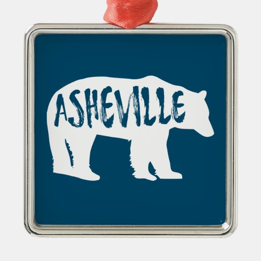 Asheville Bear Ornament Aus Metall (Vorne)