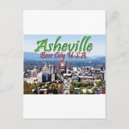 Asheville Beer City USA Postkarte