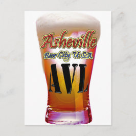 Asheville Beer City USA Postkarte