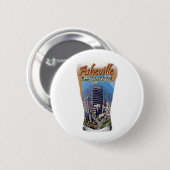 Asheville-Bier-Stadt USA Button (Vorne & Hinten)