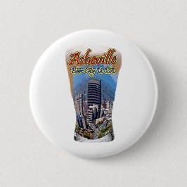 Asheville-Bier-Stadt USA Button
