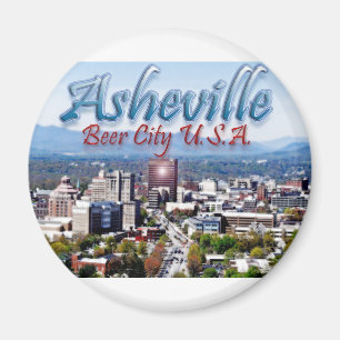 Asheville-Bier-Stadt USA Magnet