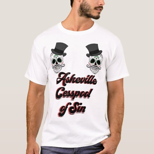 Asheville - Cesspool of Sin T-Shirt (Vorderseite)