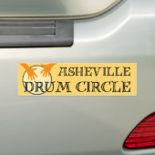 Asheville Drum Circle Autoaufkleber (Auf Auto)