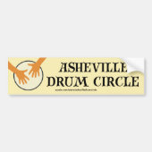 Asheville Drum Circle Autoaufkleber (Vorne)
