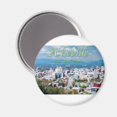 Asheville...Essen..Schlaf...Paint Magnet (Vorderseite/Rückseite)