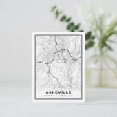 Asheville Karte (Stehend Vorderseite)