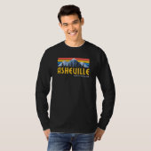 Asheville Mountains Retro Vintager T - Shirt (Vorne ganz)
