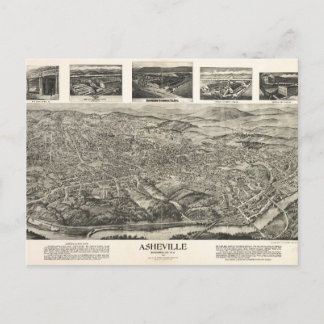 Asheville, NC 1912 Postkarte