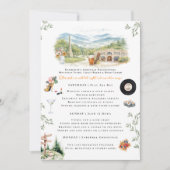 Asheville NC Bachelorette Weekend Itinerary Einladung (Vorderseite)