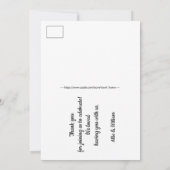 Asheville NC Celebrations Thank You (Rückseite)