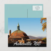 Asheville NC Postkarte (Vorne/Hinten)