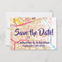 Asheville, NC Vintage Karte