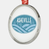 Asheville North Carolina Außenbereich Ornament Aus Metall (Links)