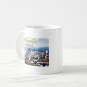 ASHEVILLE, NORTH CAROLINA Bier-Stadt USA Kaffeetasse (Vorderseite Links)