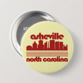 Asheville, North Carolina Button (Vorne & Hinten)