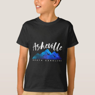 Asheville North Carolina Camping Wandern Ski Fam T-Shirt