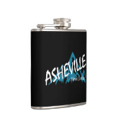 Asheville North Carolina Flachmann (Rechts)