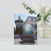 Asheville North Carolina Kunstmuseum Foto Postkarte (Stehend Vorderseite)