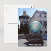 Asheville North Carolina Kunstmuseum Foto Postkarte (Vorne/Hinten)
