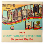 Asheville North Carolina Memory Tile Fliese (Vorderseite)