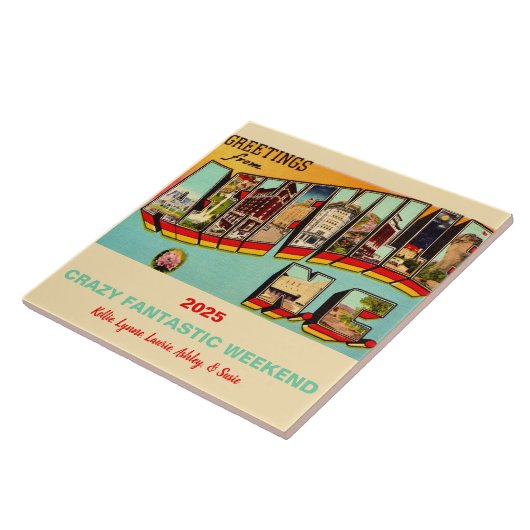 Asheville North Carolina Memory Tile Fliese (Seite)