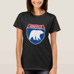 Asheville North Carolina Nc Interstate-Autobahn Ro T-Shirt