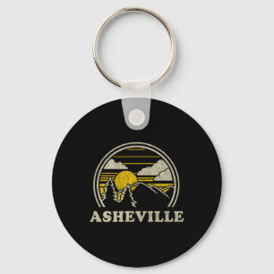 Asheville North Carolina Nc T-Shirt Vintage Wander Schlüsselanhänger
