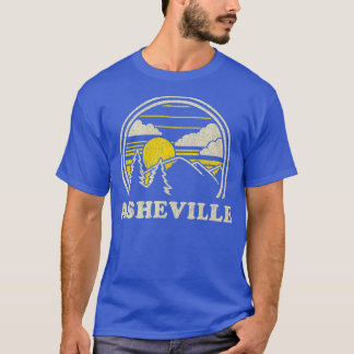 Asheville North Carolina NC Vintage Wandern Gebir T-Shirt