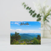 Asheville North Carolina Postkarte (Stehend Vorderseite)