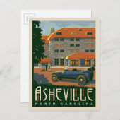 Asheville, North Carolina Postkarte (Vorne/Hinten)