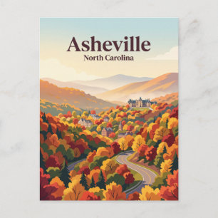 Asheville North Carolina USA Postkarte