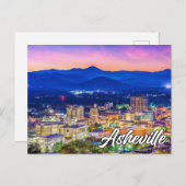 Asheville, North Carolina, USA Postkarte (Vorne/Hinten)