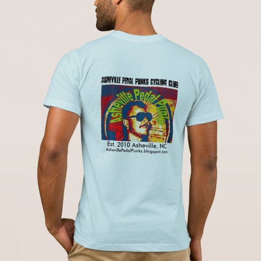 Asheville-Pedal-Punk-T - Shirt (Rückseite)