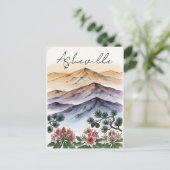 Asheville Postkarte (Stehend Vorderseite)