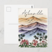Asheville Postkarte (Vorne/Hinten)