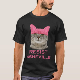 Asheville Resist Persist März Cat K T-Shirt