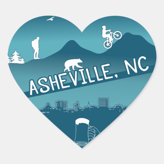 Asheville Sticker (Vorderseite)