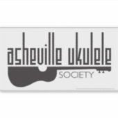 Asheville Ukulele Society Aufkleber (Vorderseite)