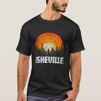 Asheville Vintage Männer Frauen 70er 80er Grafik C T-Shirt
