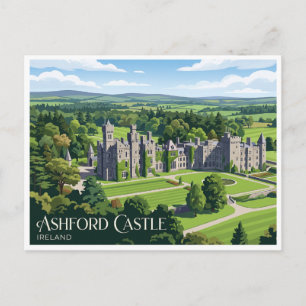 Ashford Castle Cong Irland Postkarte
